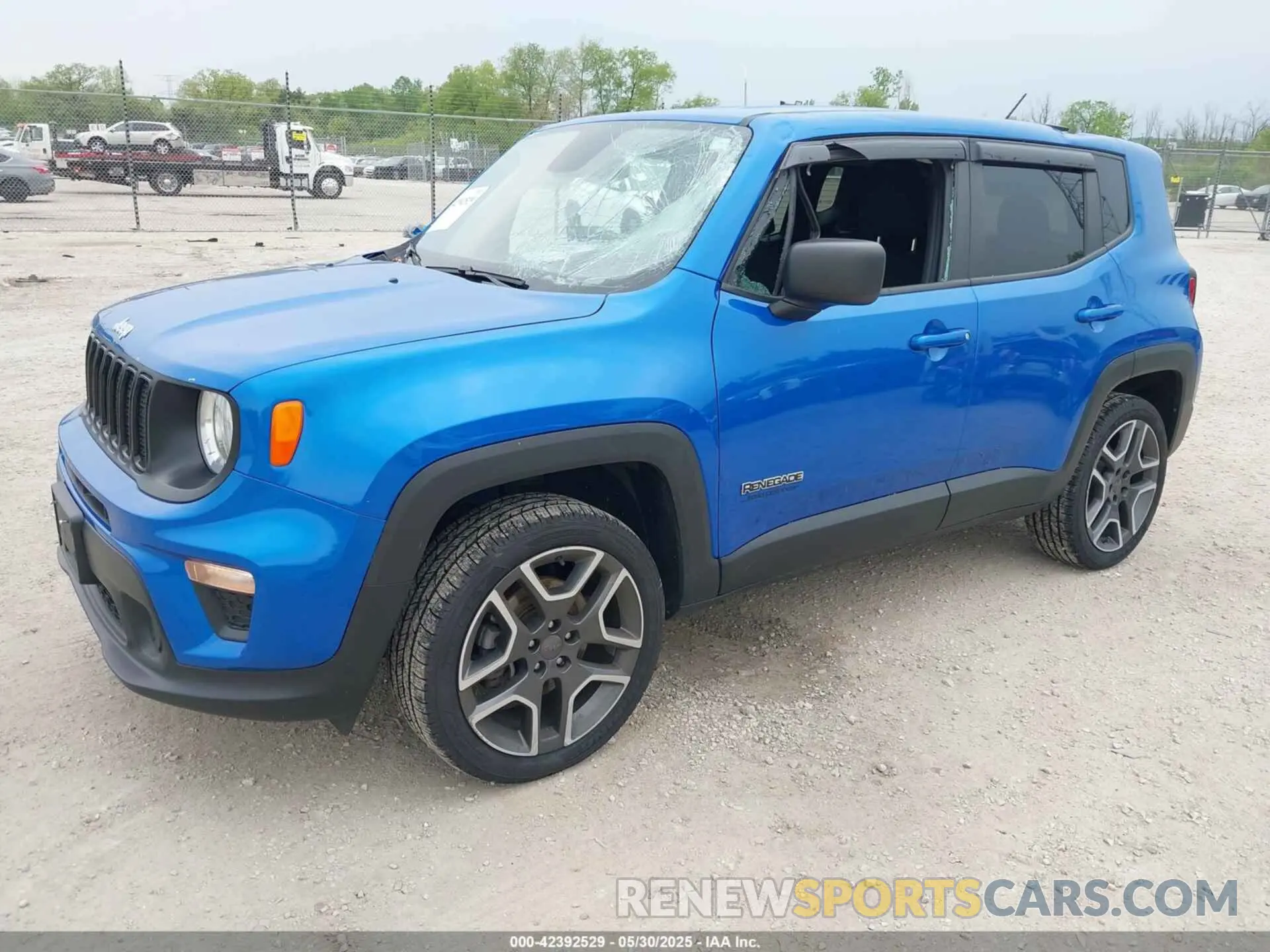 2 Photograph of a damaged car ZACNJBAB1LPL99916 JEEP RENEGADE 2020
