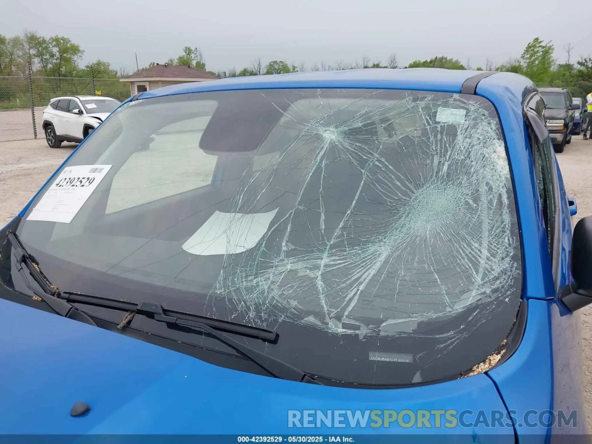 6 Photograph of a damaged car ZACNJBAB1LPL99916 JEEP RENEGADE 2020