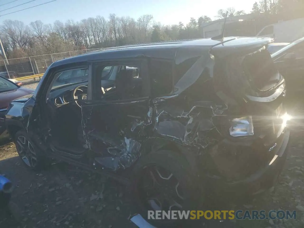 2 Photograph of a damaged car ZACNJBAB1LPM28489 JEEP RENEGADE 2020