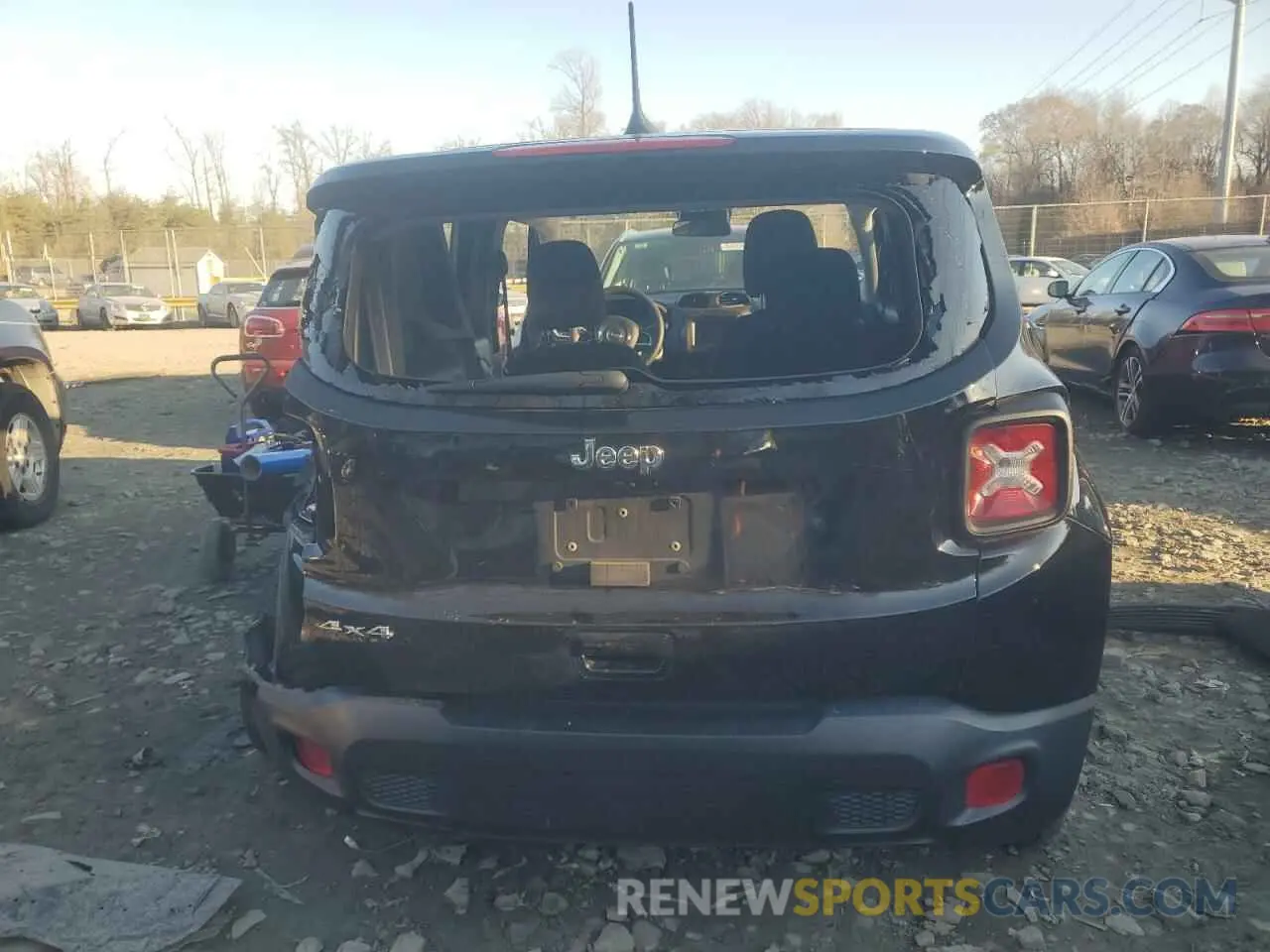 6 Photograph of a damaged car ZACNJBAB1LPM28489 JEEP RENEGADE 2020