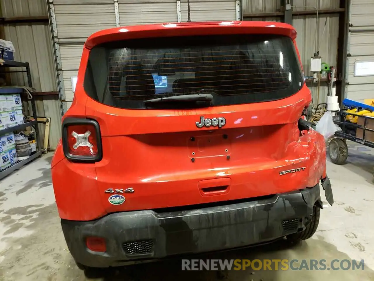 6 Photograph of a damaged car ZACNJBAB2LPK96116 JEEP RENEGADE 2020