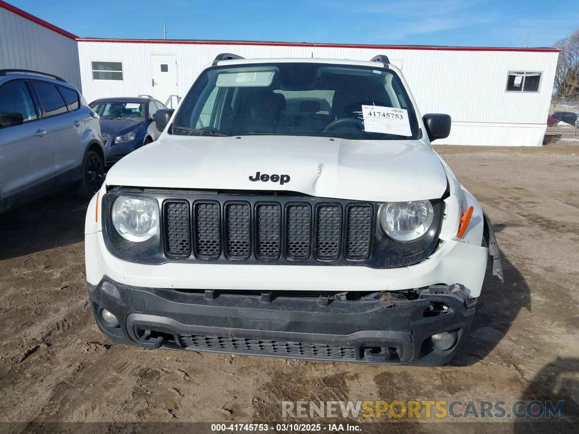 12 Photograph of a damaged car ZACNJBAB2LPL00570 JEEP RENEGADE 2020