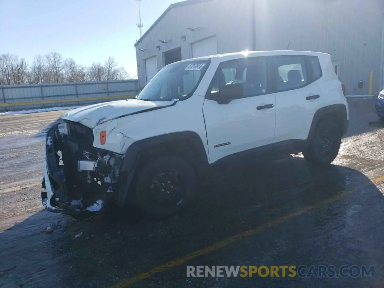 1 Photograph of a damaged car ZACNJBAB3LPK96545 JEEP RENEGADE 2020