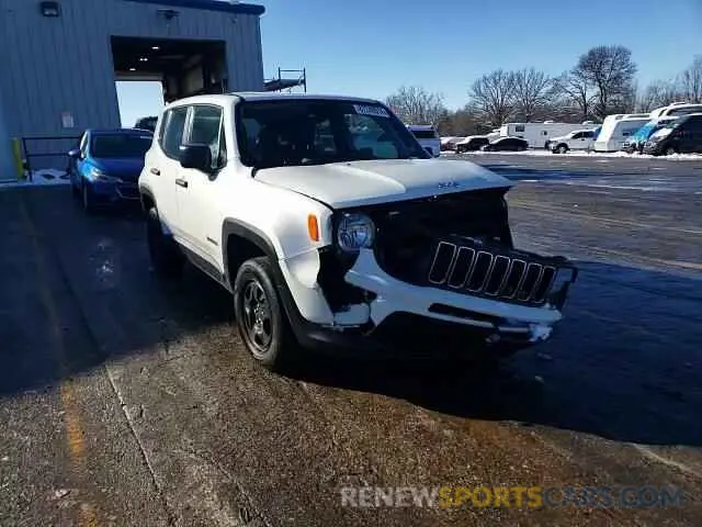 14 Photograph of a damaged car ZACNJBAB3LPK96545 JEEP RENEGADE 2020