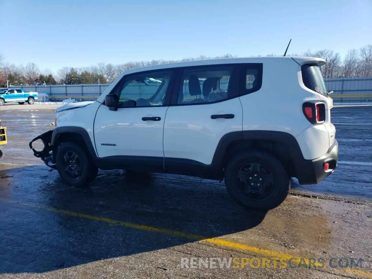 2 Photograph of a damaged car ZACNJBAB3LPK96545 JEEP RENEGADE 2020
