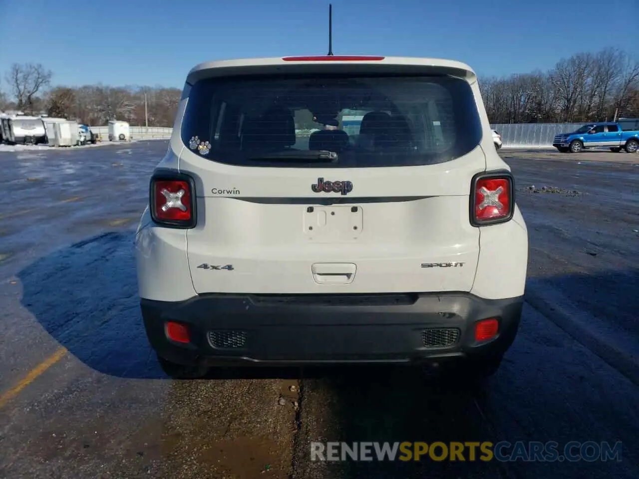 6 Photograph of a damaged car ZACNJBAB3LPK96545 JEEP RENEGADE 2020