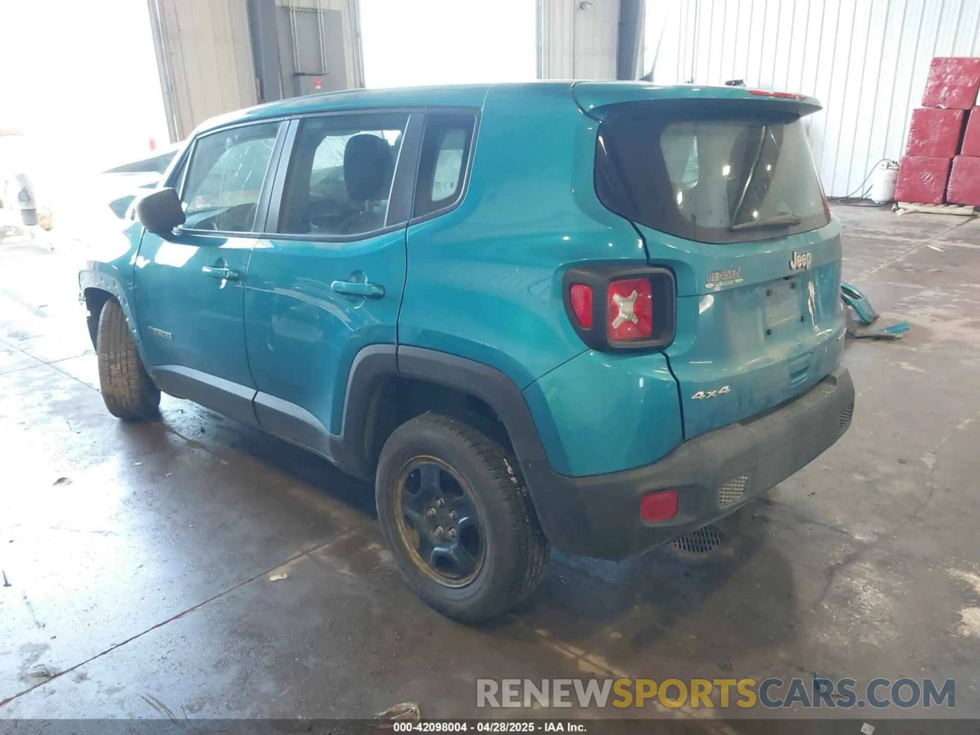 3 Photograph of a damaged car ZACNJBAB4LPL20755 JEEP RENEGADE 2020