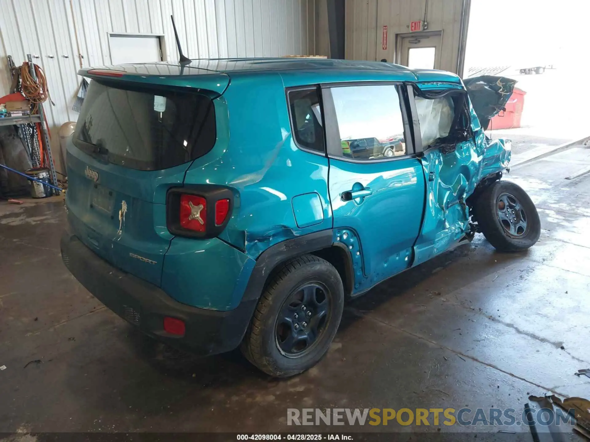 4 Photograph of a damaged car ZACNJBAB4LPL20755 JEEP RENEGADE 2020