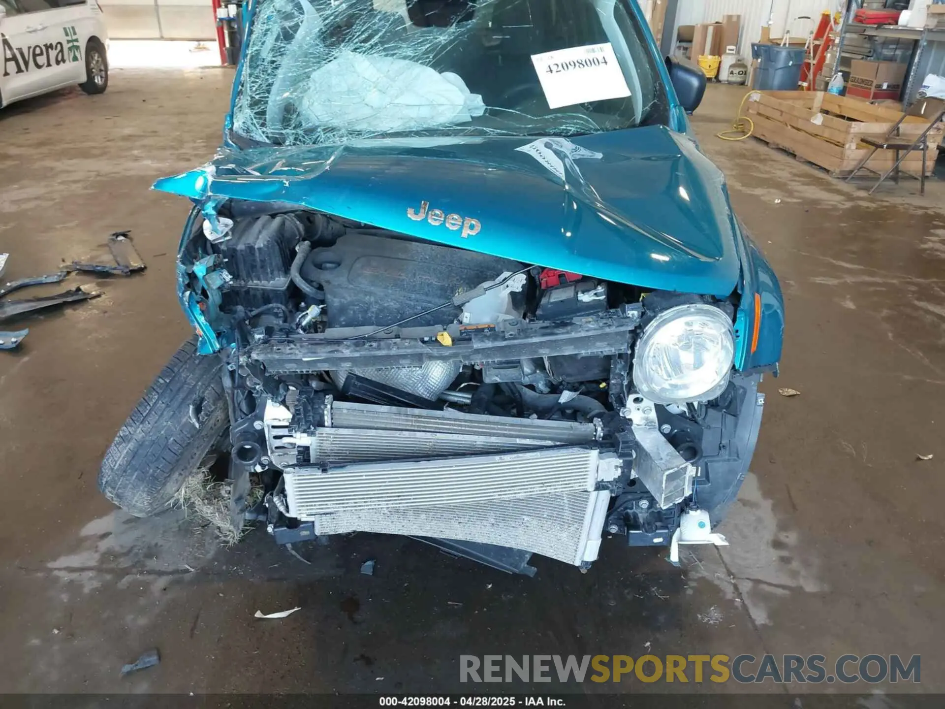 6 Photograph of a damaged car ZACNJBAB4LPL20755 JEEP RENEGADE 2020