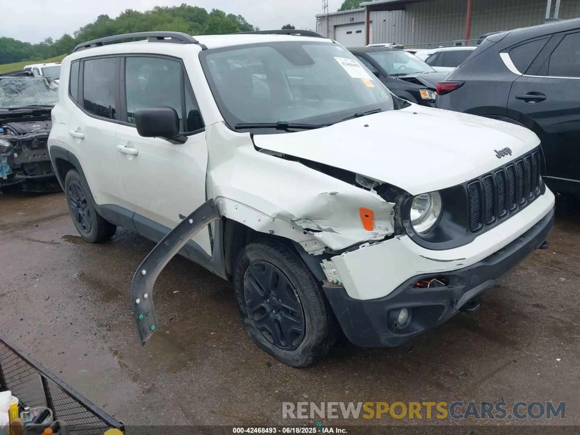 1 Photograph of a damaged car ZACNJBAB4LPL39273 JEEP RENEGADE 2020