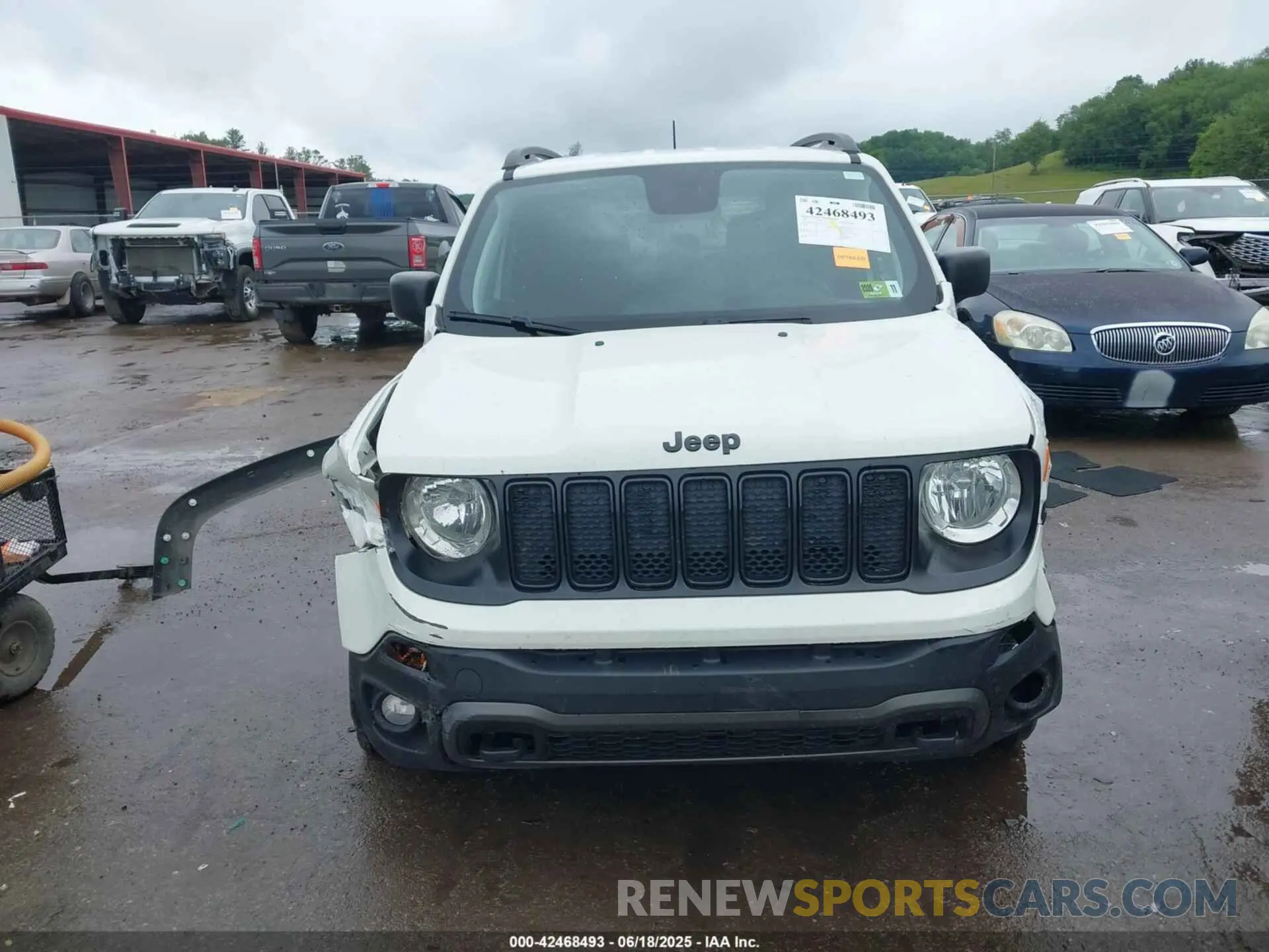 12 Photograph of a damaged car ZACNJBAB4LPL39273 JEEP RENEGADE 2020