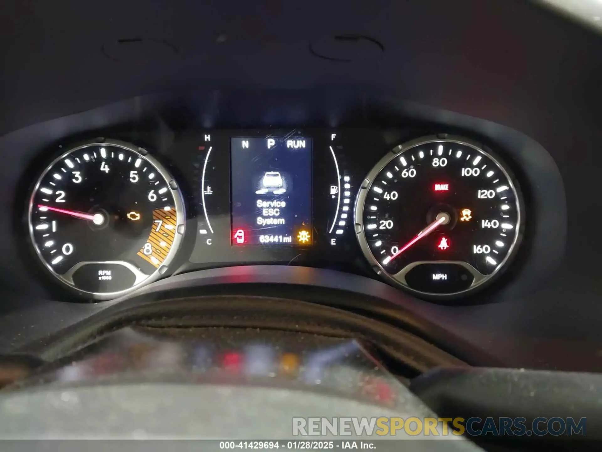 7 Photograph of a damaged car ZACNJBAB5LPL22109 JEEP RENEGADE 2020