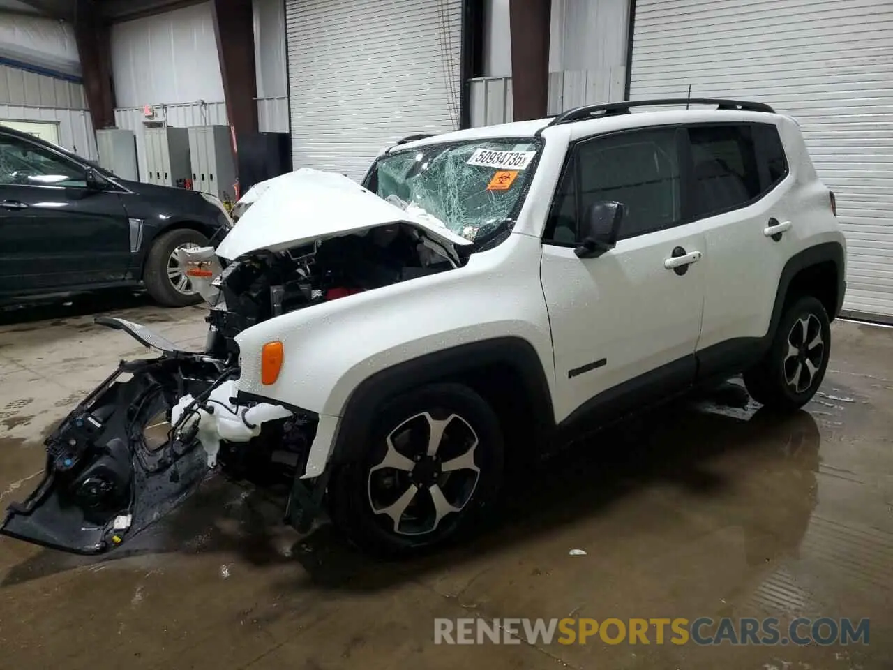 1 Photograph of a damaged car ZACNJBAB5LPL67390 JEEP RENEGADE 2020