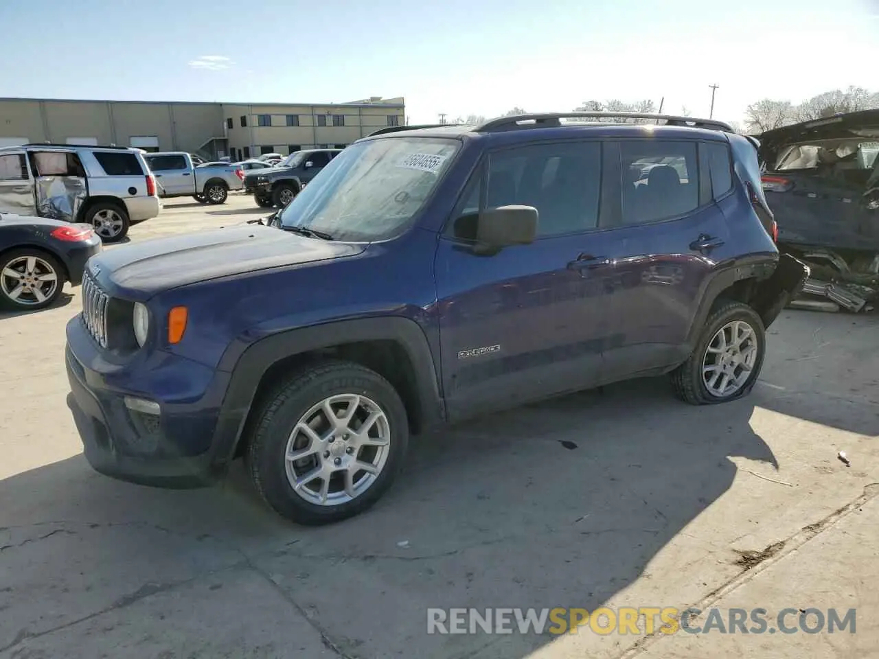 1 Photograph of a damaged car ZACNJBAB5LPL71083 JEEP RENEGADE 2020