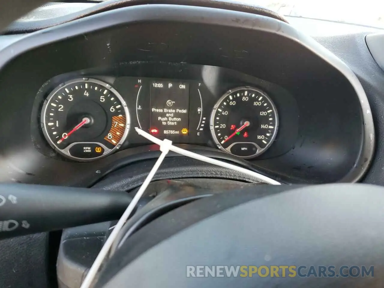 9 Photograph of a damaged car ZACNJBAB5LPL71083 JEEP RENEGADE 2020