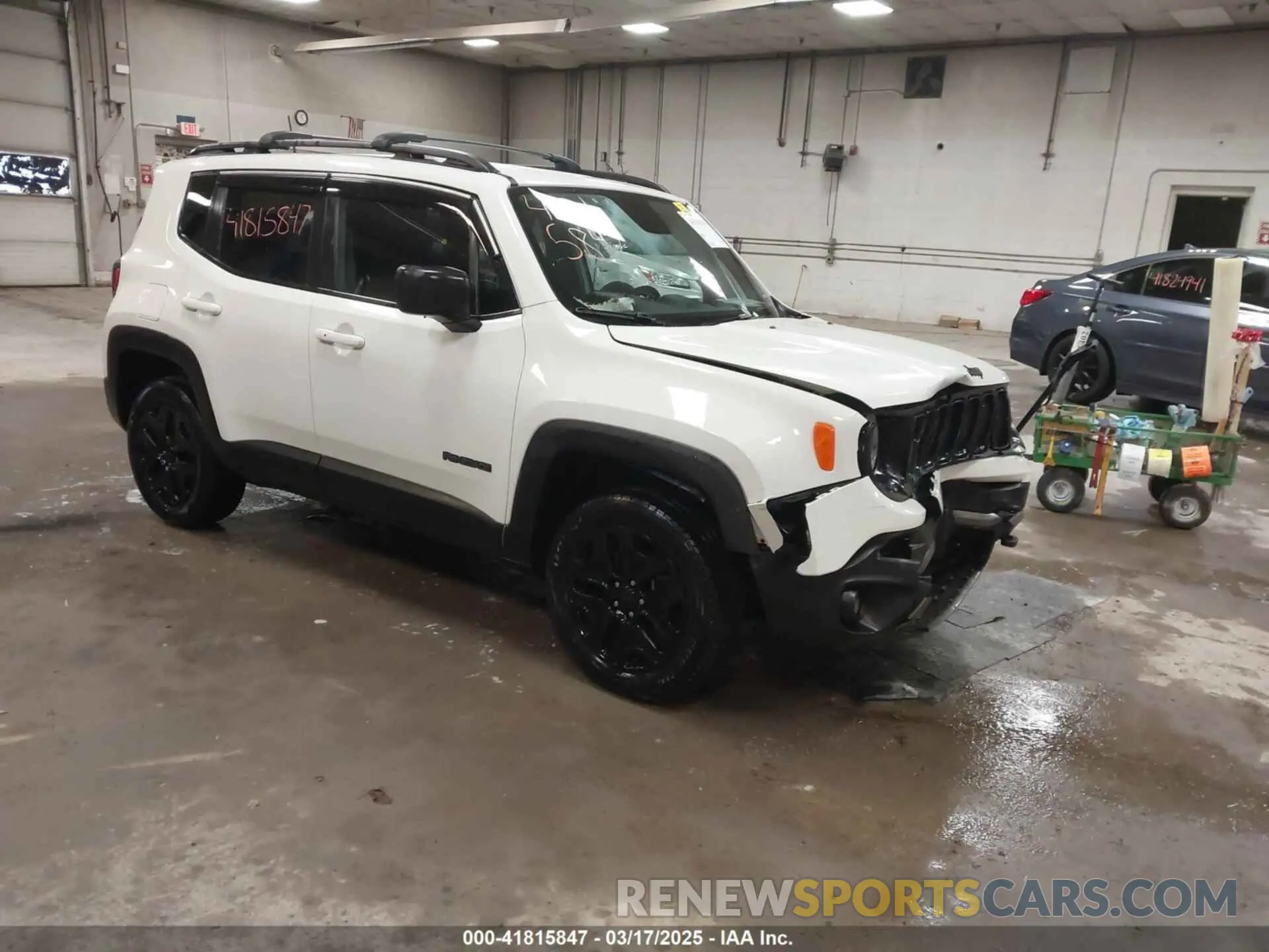 1 Photograph of a damaged car ZACNJBAB6LPL92993 JEEP RENEGADE 2020