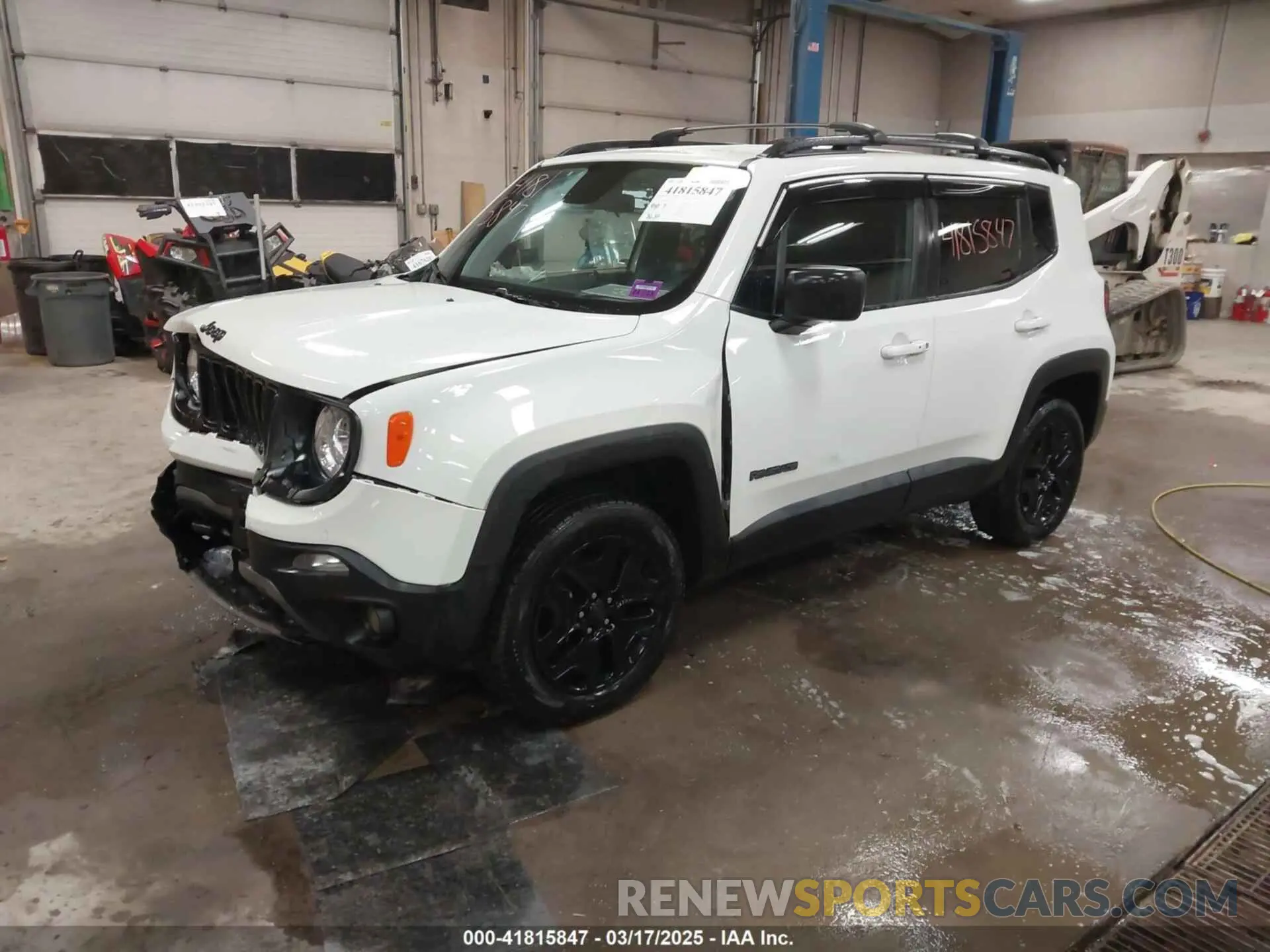 2 Photograph of a damaged car ZACNJBAB6LPL92993 JEEP RENEGADE 2020