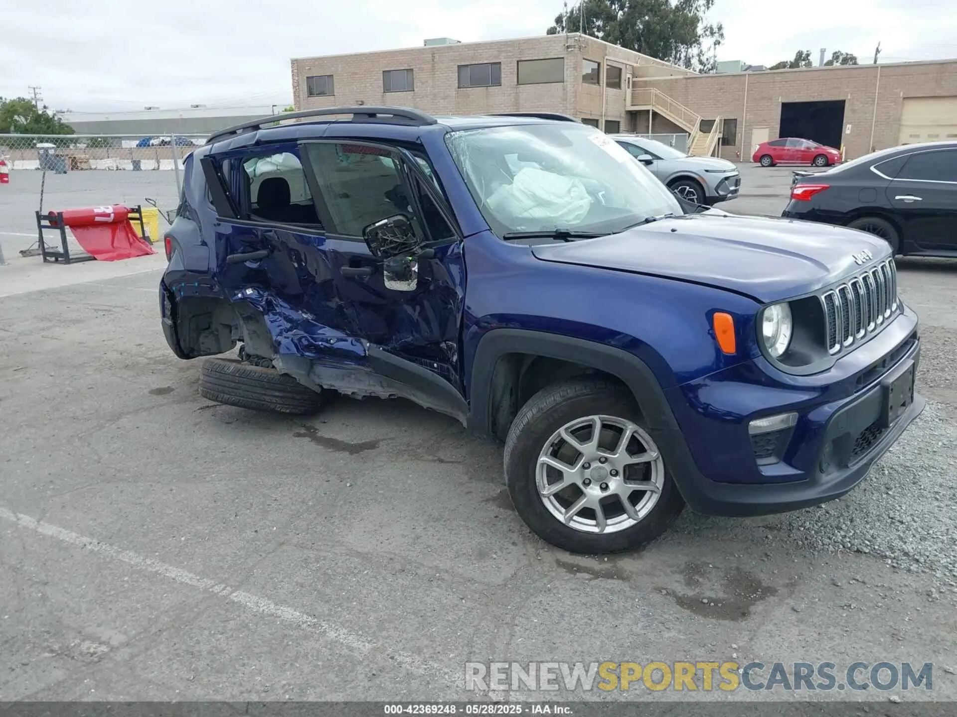 1 Photograph of a damaged car ZACNJBAB7LPL21897 JEEP RENEGADE 2020