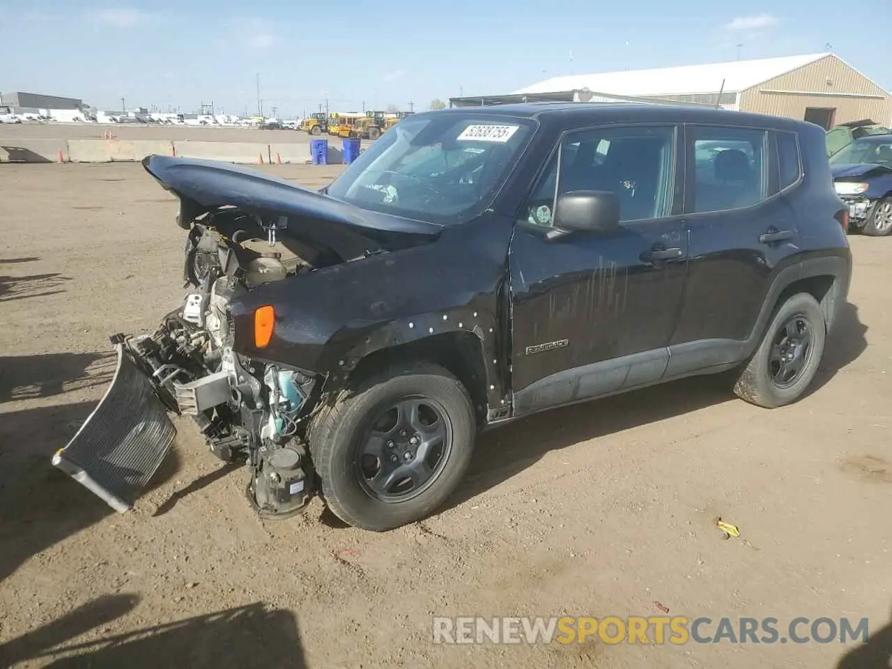 1 Photograph of a damaged car ZACNJBAB7LPL64488 JEEP RENEGADE 2020