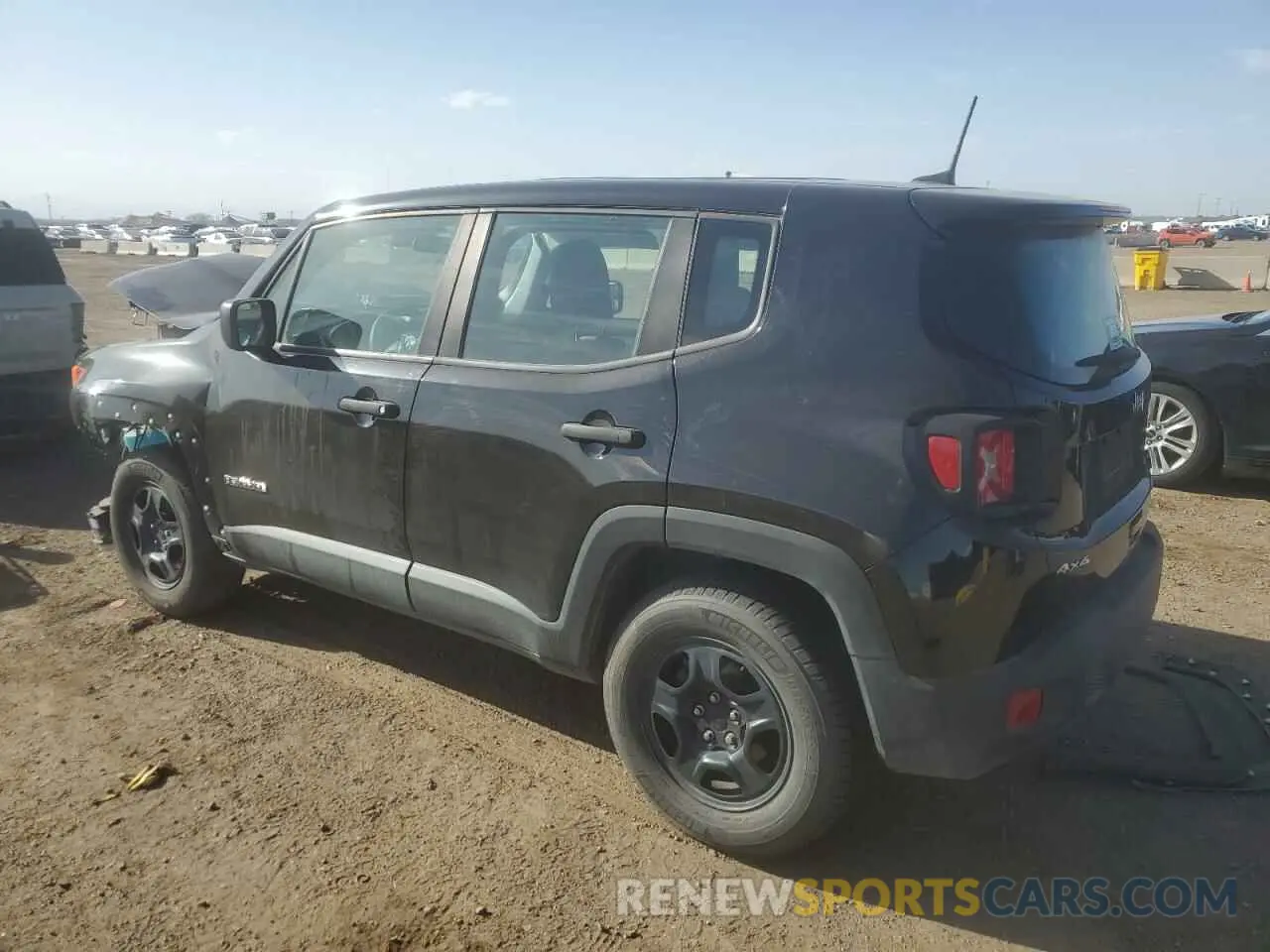 2 Photograph of a damaged car ZACNJBAB7LPL64488 JEEP RENEGADE 2020