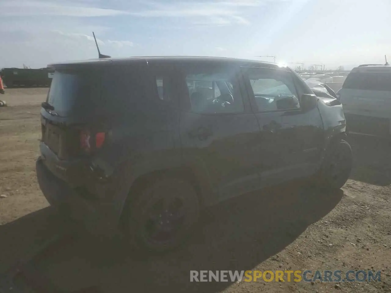 3 Photograph of a damaged car ZACNJBAB7LPL64488 JEEP RENEGADE 2020