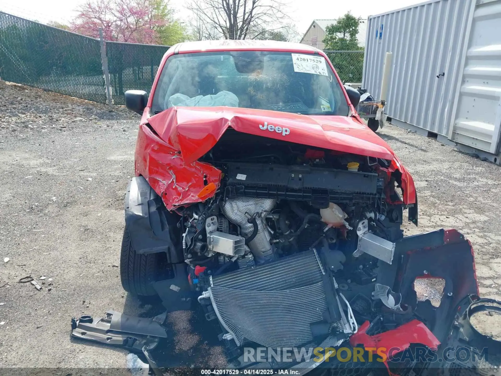 13 Photograph of a damaged car ZACNJBAB7LPL75071 JEEP RENEGADE 2020