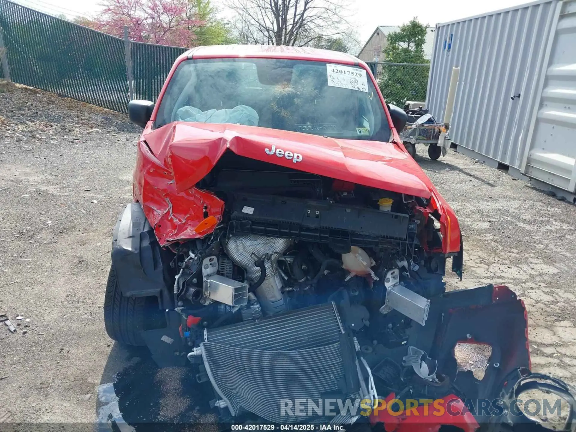 6 Photograph of a damaged car ZACNJBAB7LPL75071 JEEP RENEGADE 2020