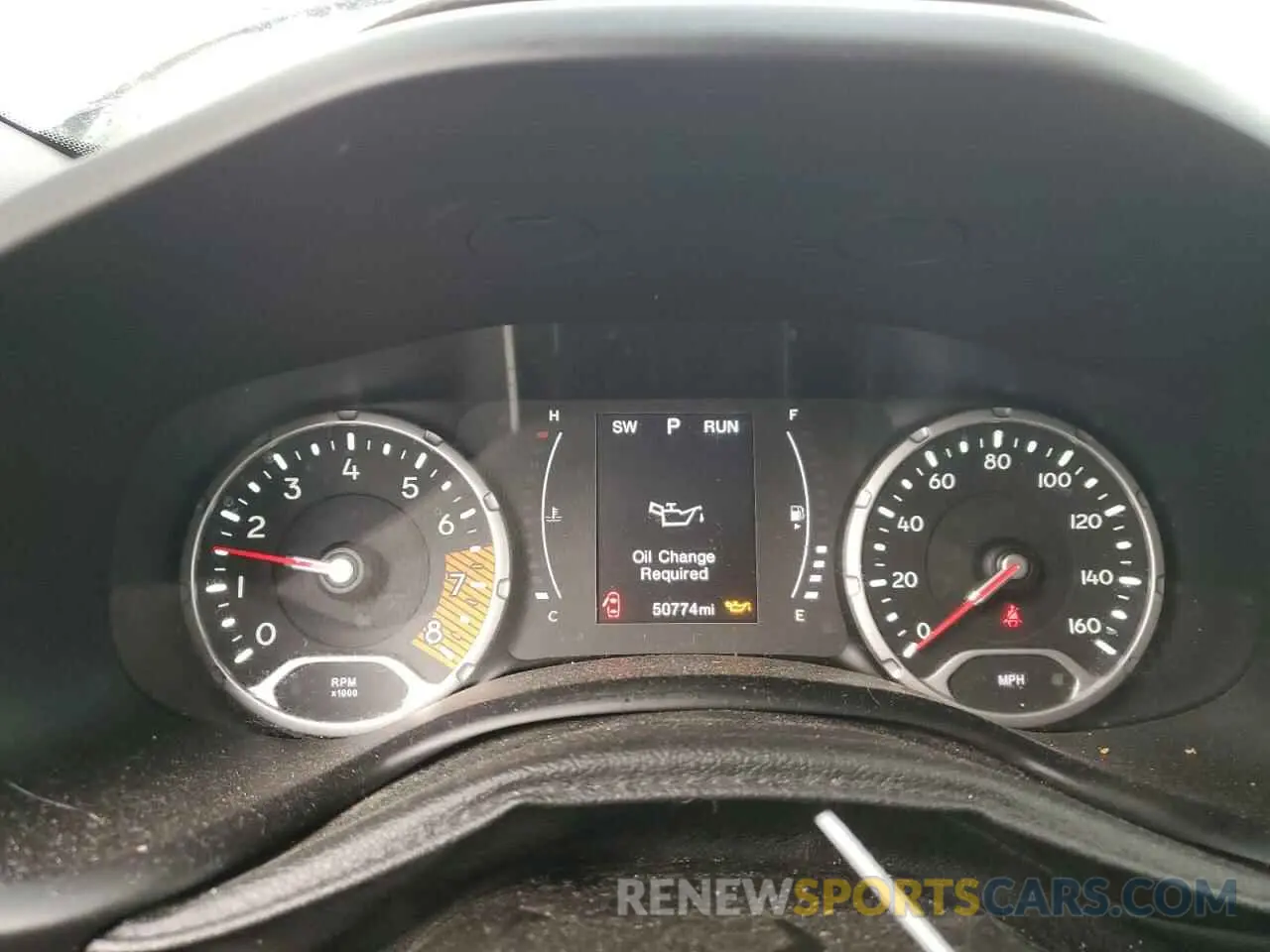 9 Photograph of a damaged car ZACNJBAB8LPL60580 JEEP RENEGADE 2020