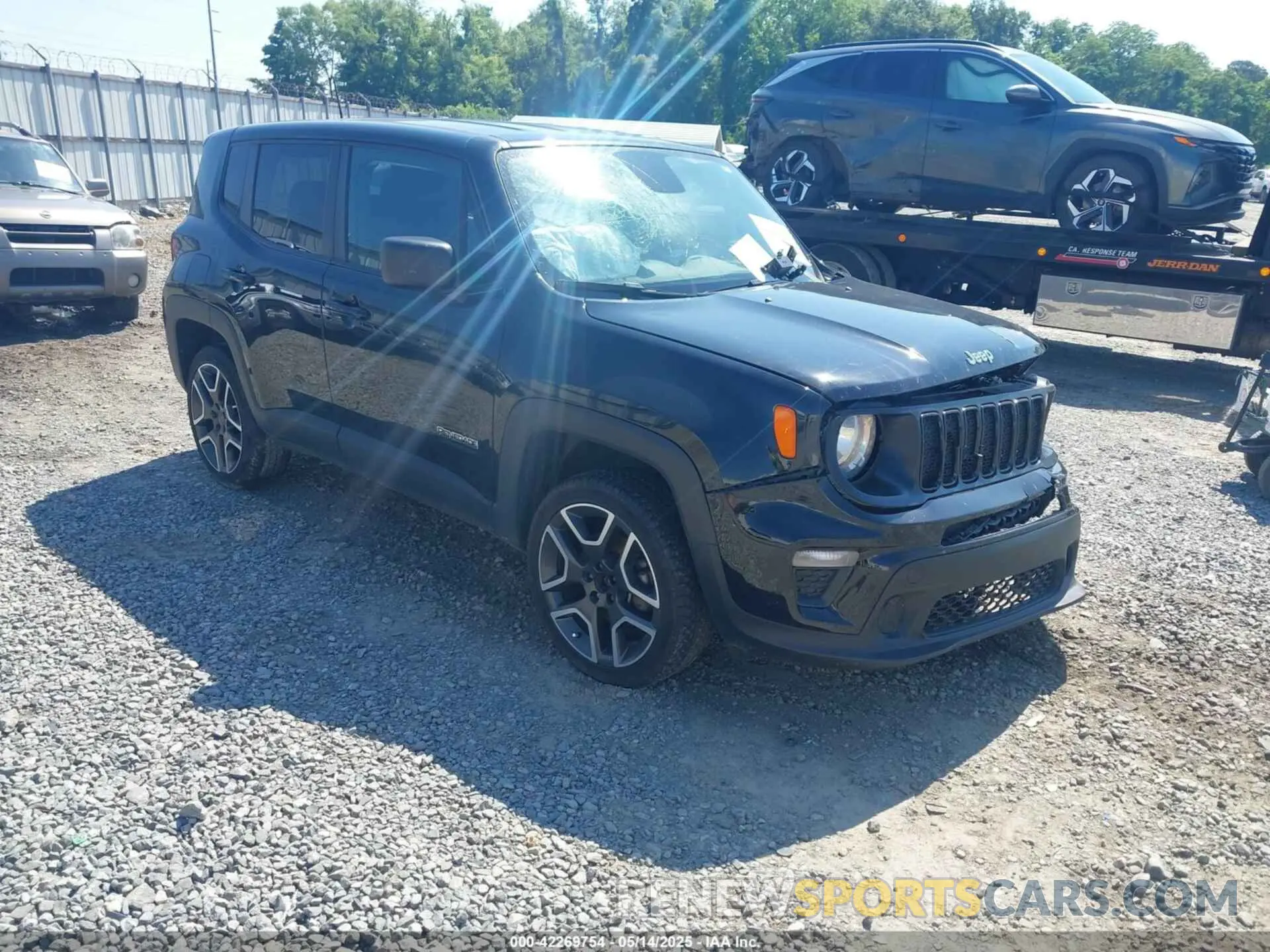 1 Photograph of a damaged car ZACNJBAB9LPL76867 JEEP RENEGADE 2020