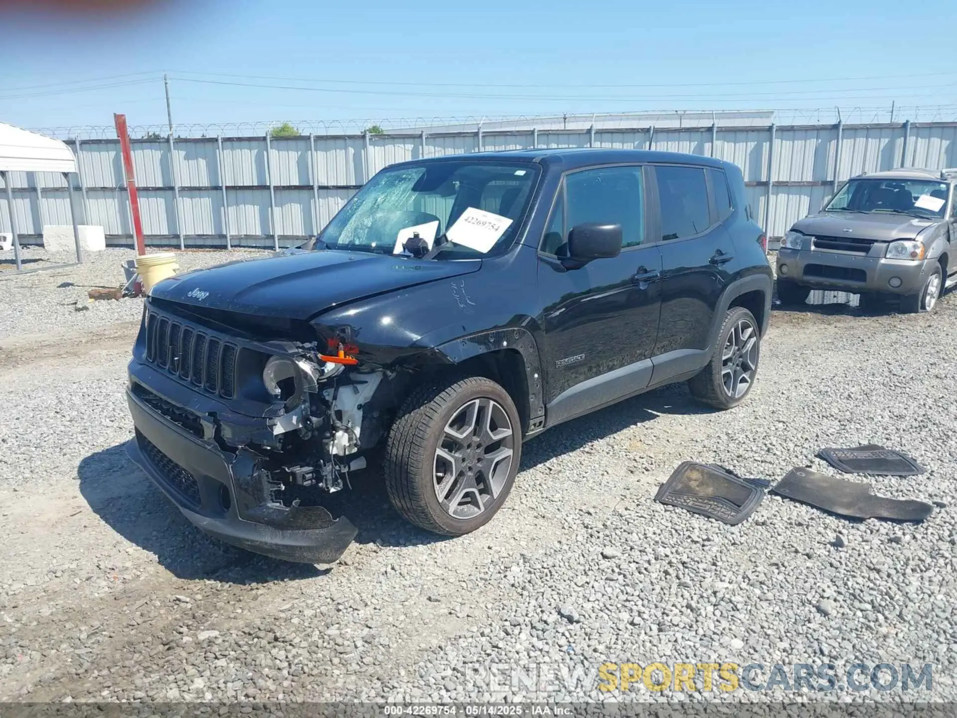 2 Photograph of a damaged car ZACNJBAB9LPL76867 JEEP RENEGADE 2020