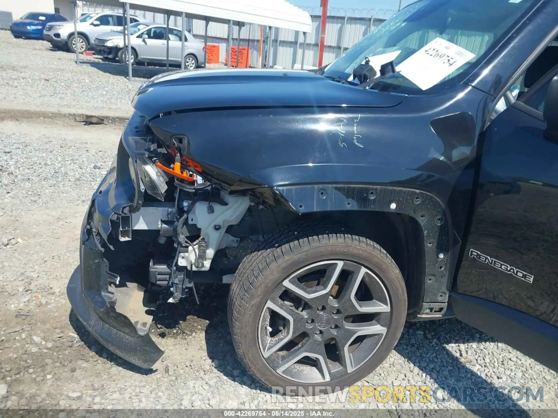 6 Photograph of a damaged car ZACNJBAB9LPL76867 JEEP RENEGADE 2020