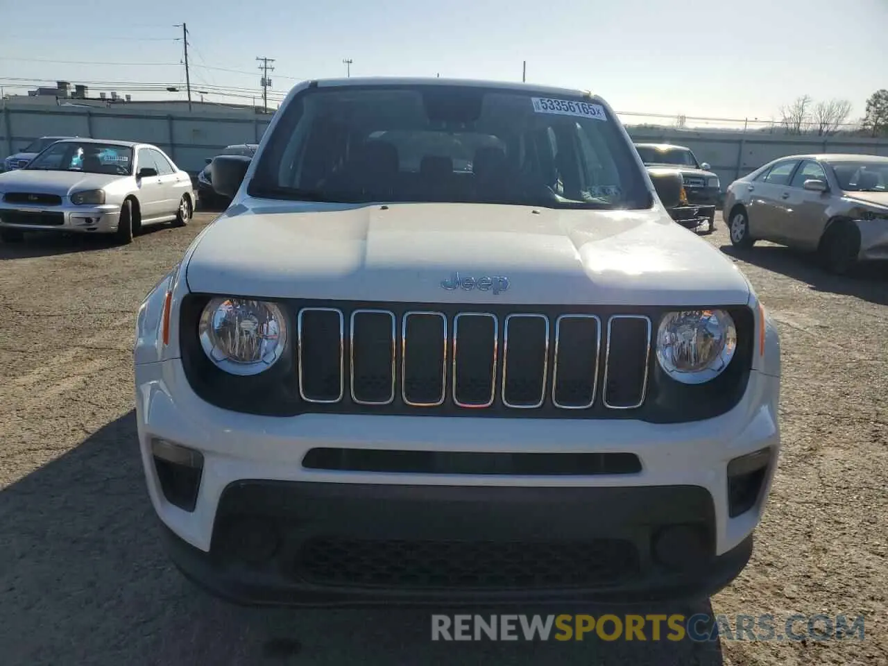 5 Photograph of a damaged car ZACNJBABXLPL15799 JEEP RENEGADE 2020
