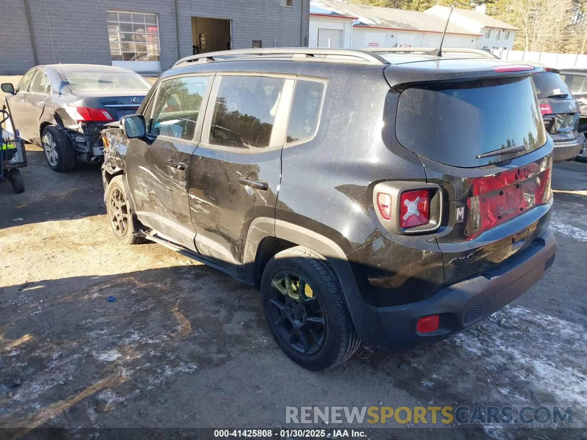 3 Photograph of a damaged car ZACNJBB10LPK99487 JEEP RENEGADE 2020