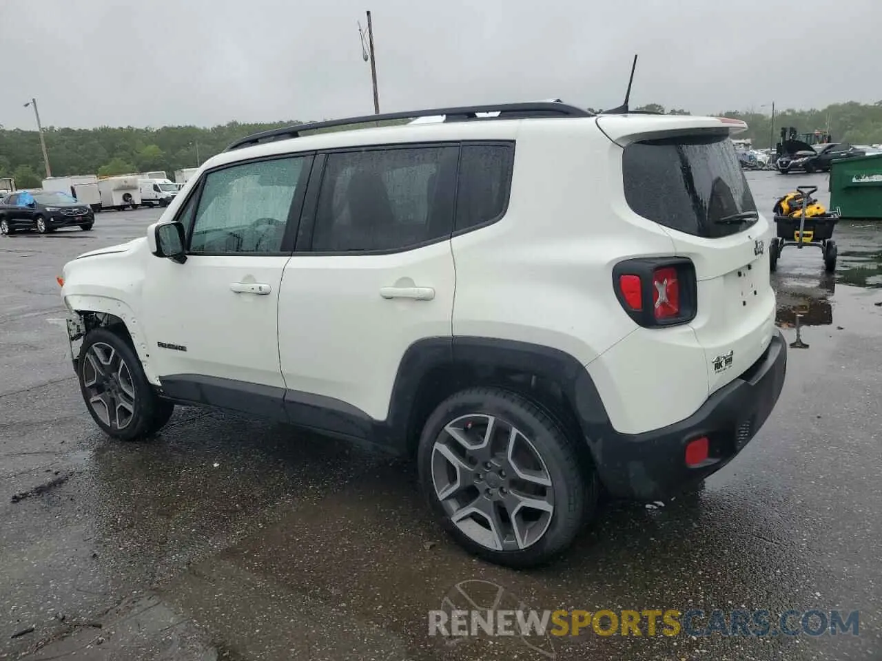 2 Photograph of a damaged car ZACNJBB11LPL16507 JEEP RENEGADE 2020