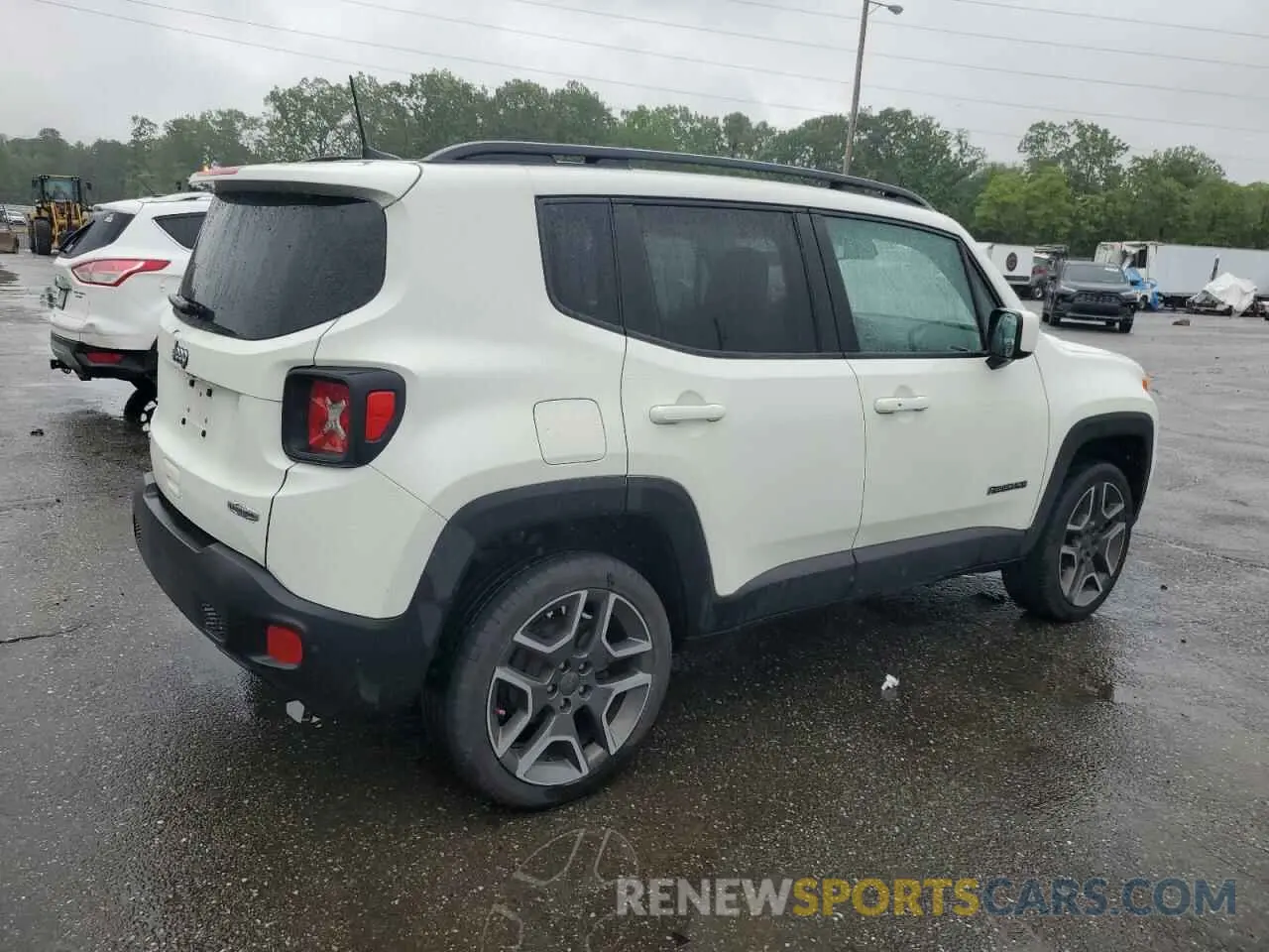 3 Photograph of a damaged car ZACNJBB11LPL16507 JEEP RENEGADE 2020