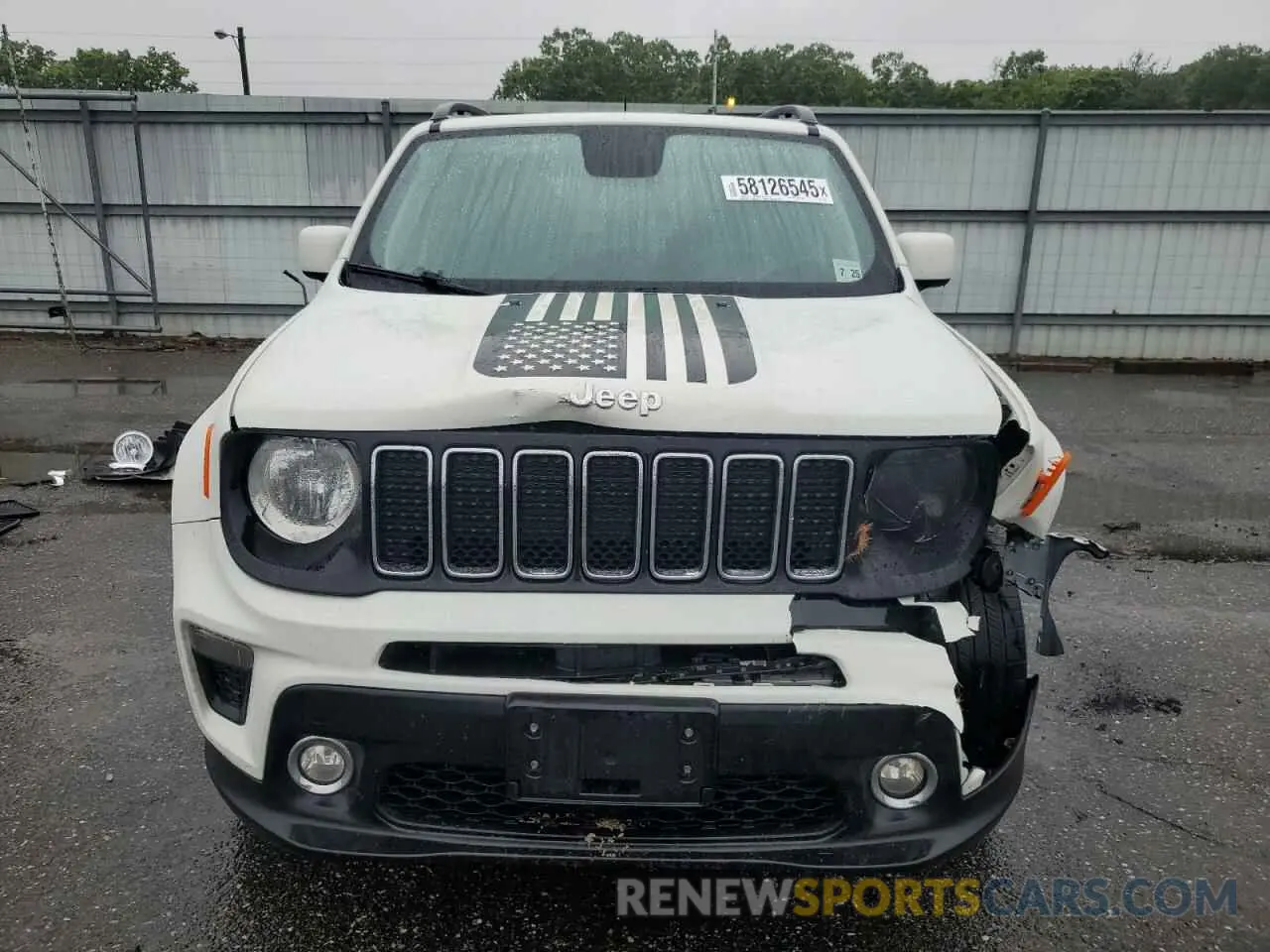 5 Photograph of a damaged car ZACNJBB11LPL16507 JEEP RENEGADE 2020