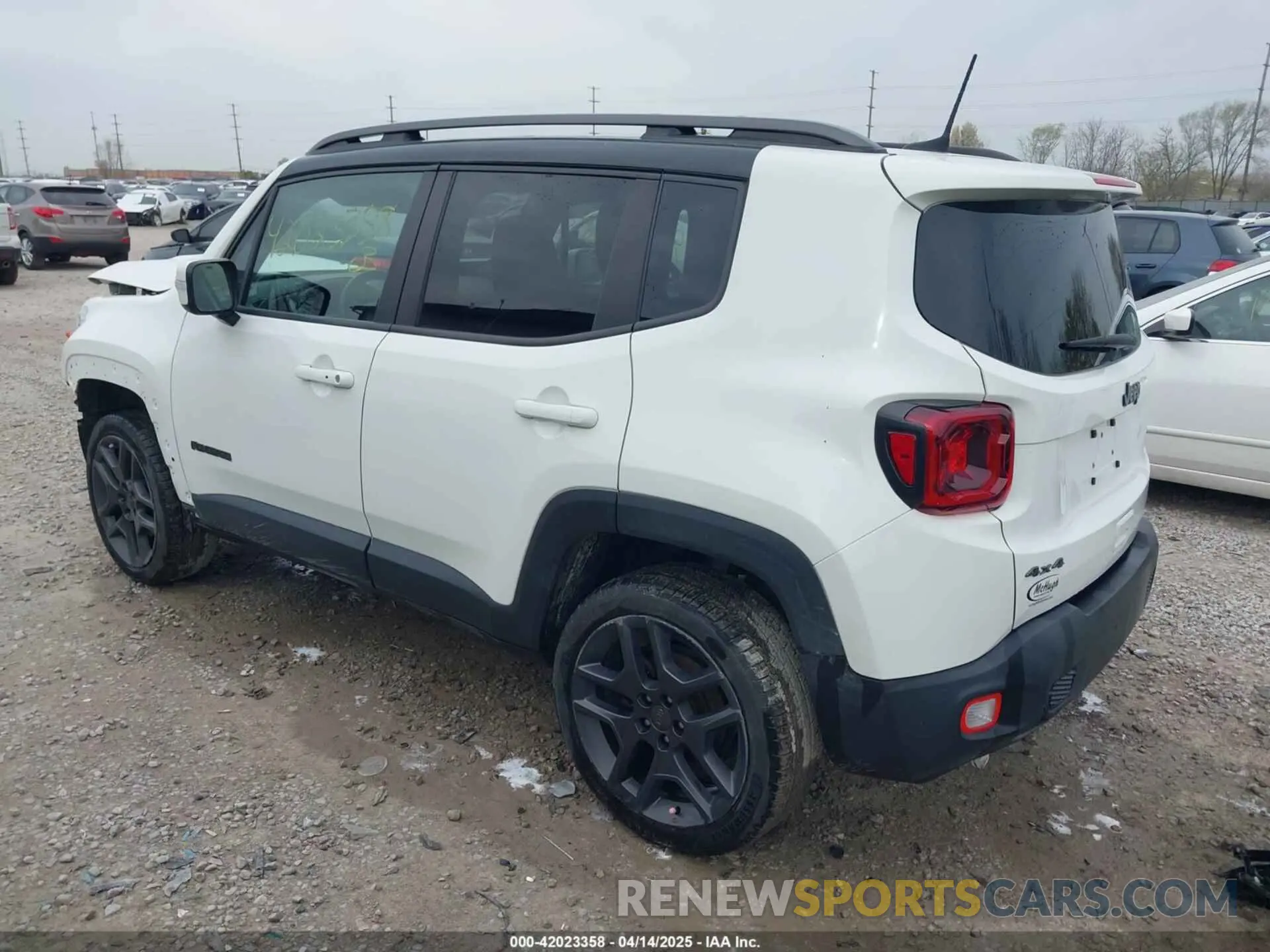 3 Photograph of a damaged car ZACNJBB11LPM04232 JEEP RENEGADE 2020
