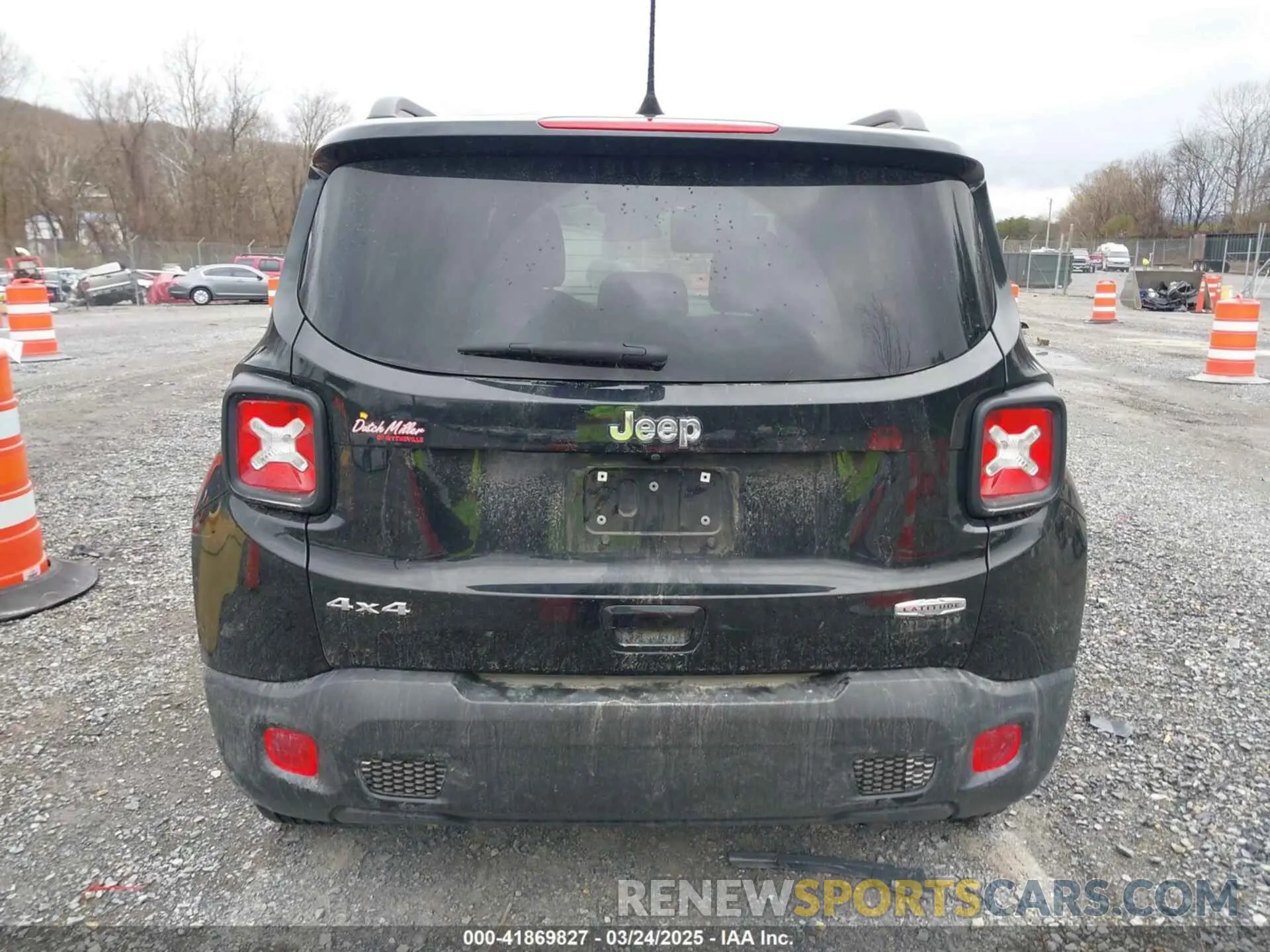 16 Photograph of a damaged car ZACNJBBB0LPL10528 JEEP RENEGADE 2020