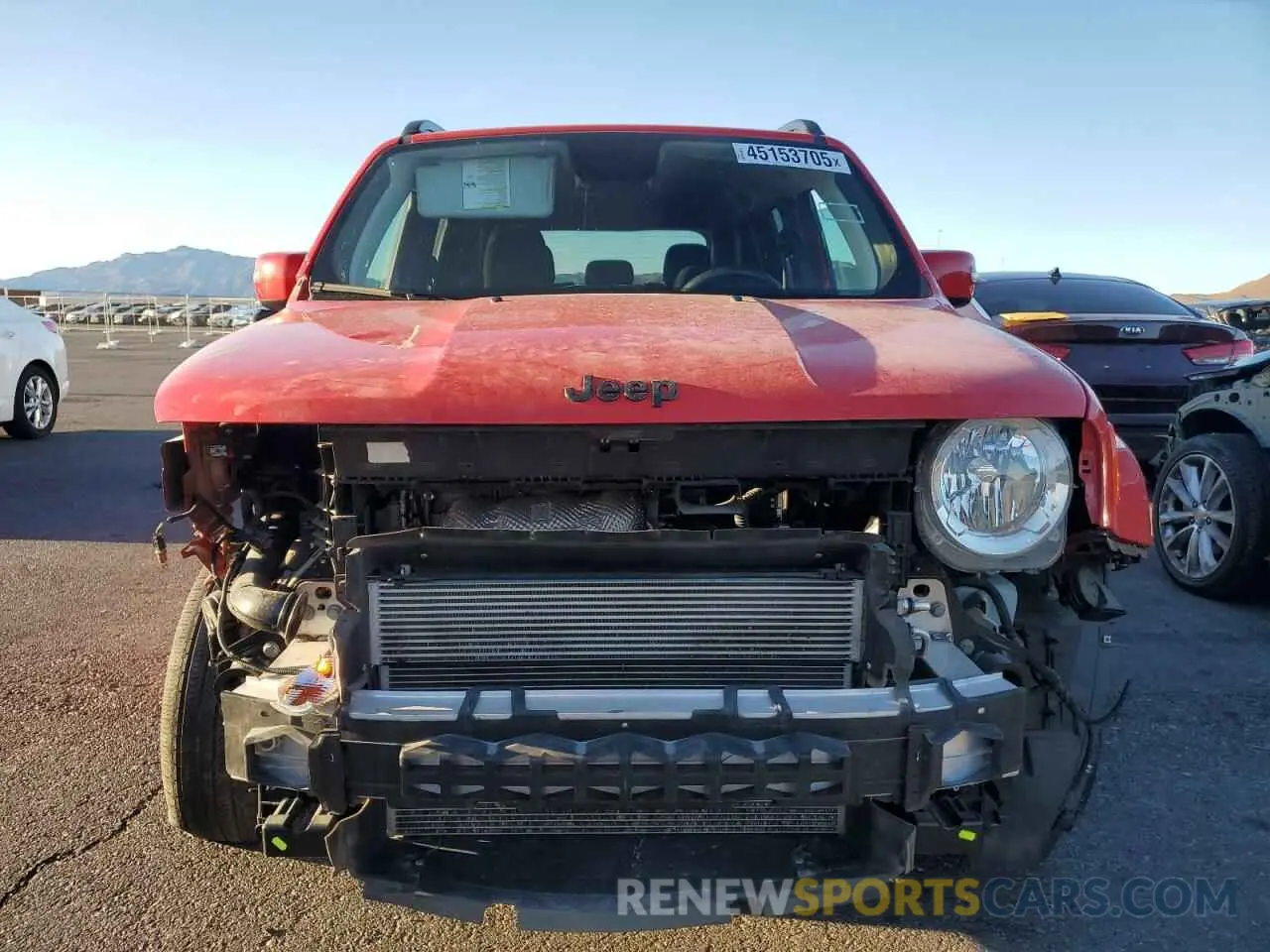 5 Photograph of a damaged car ZACNJBBB0LPL74519 JEEP RENEGADE 2020