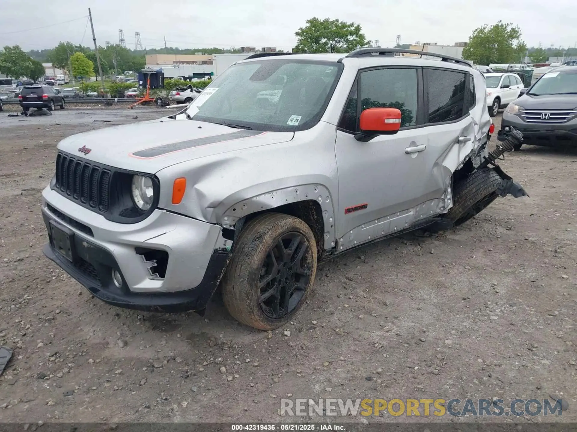 2 Photograph of a damaged car ZACNJBBB0LPL76965 JEEP RENEGADE 2020