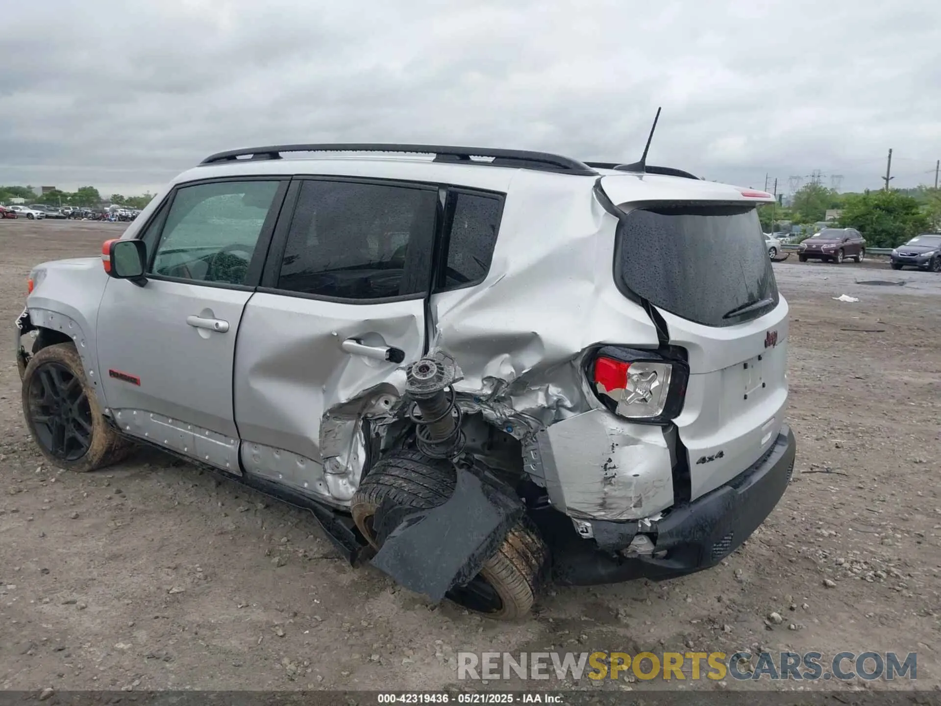 6 Photograph of a damaged car ZACNJBBB0LPL76965 JEEP RENEGADE 2020