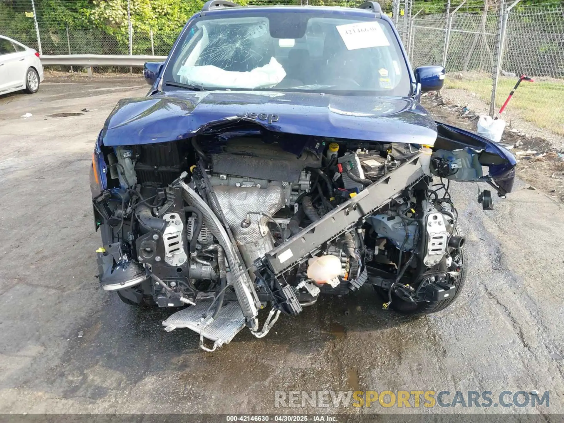 6 Photograph of a damaged car ZACNJBBB1LPL35342 JEEP RENEGADE 2020