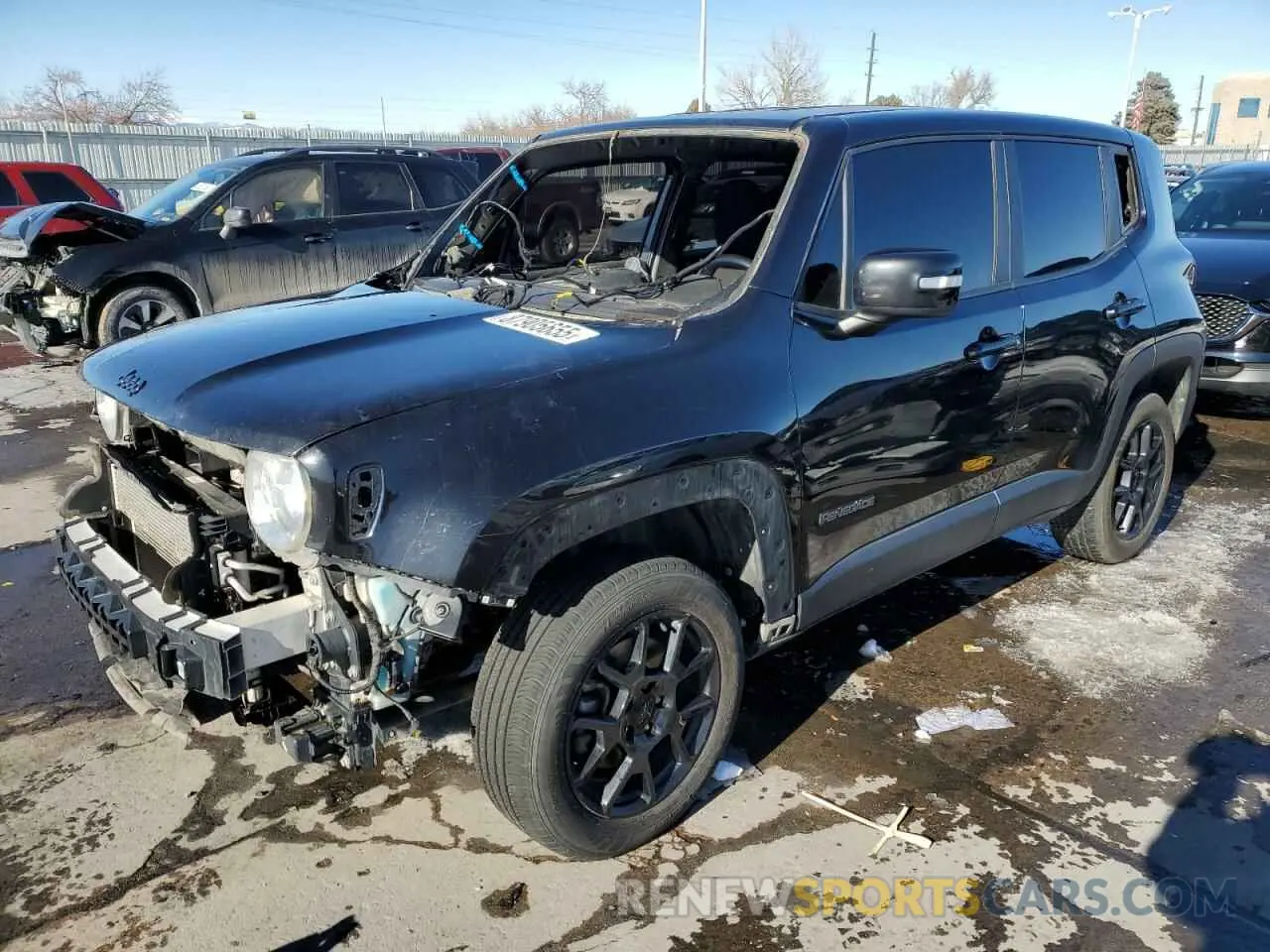 1 Photograph of a damaged car ZACNJBBB4LPL17482 JEEP RENEGADE 2020