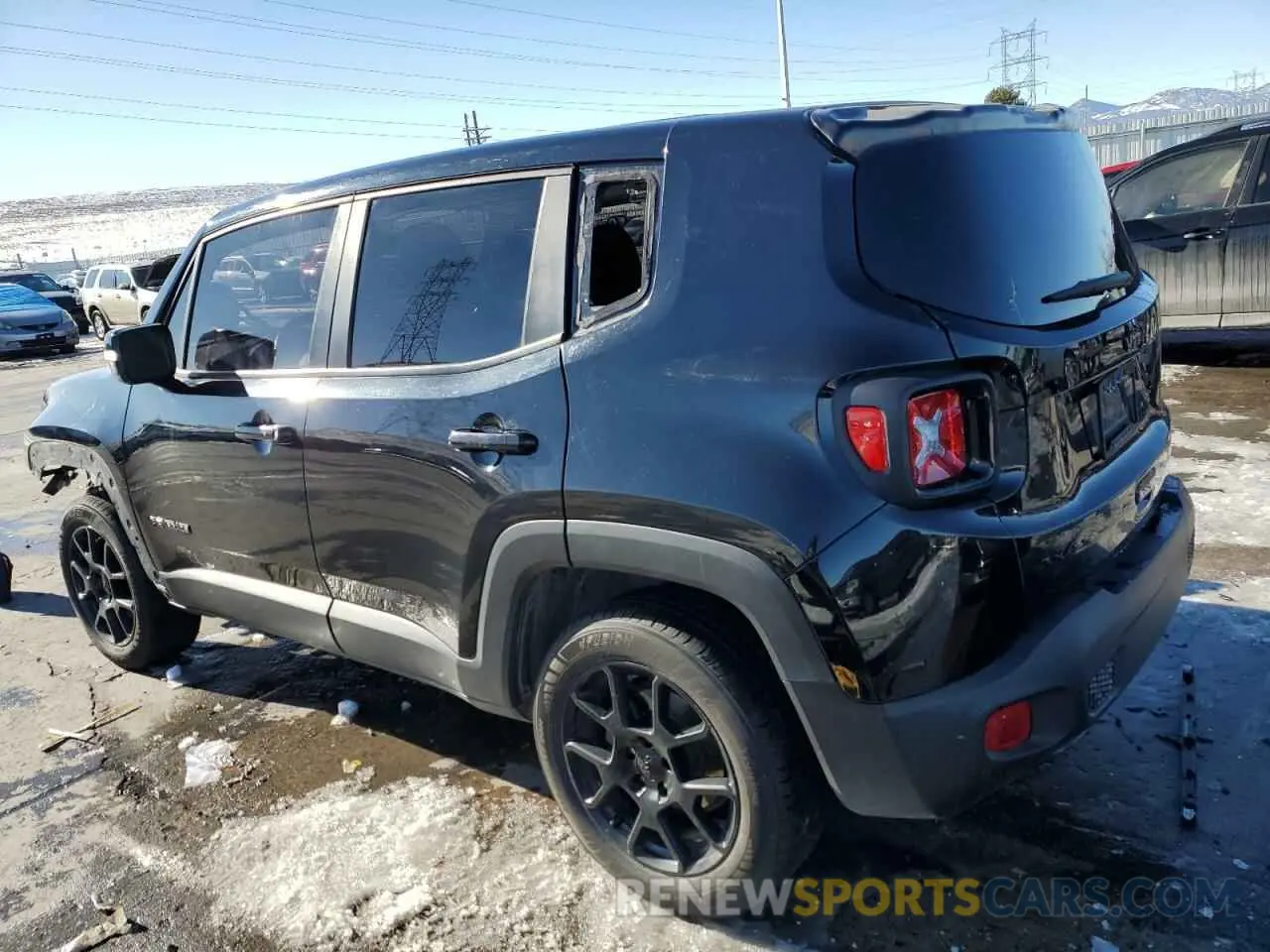2 Photograph of a damaged car ZACNJBBB4LPL17482 JEEP RENEGADE 2020