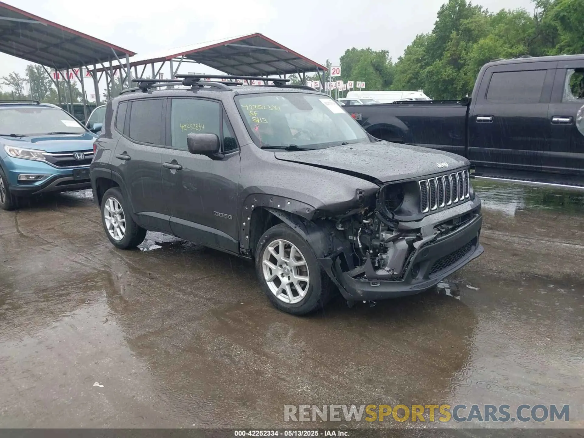 1 Photograph of a damaged car ZACNJBBB4LPL28384 JEEP RENEGADE 2020