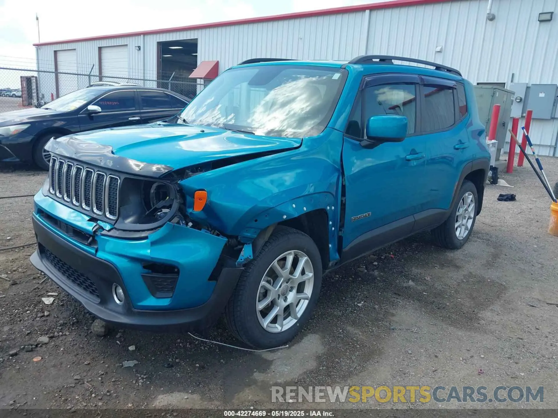 2 Photograph of a damaged car ZACNJBBB4LPL34900 JEEP RENEGADE 2020
