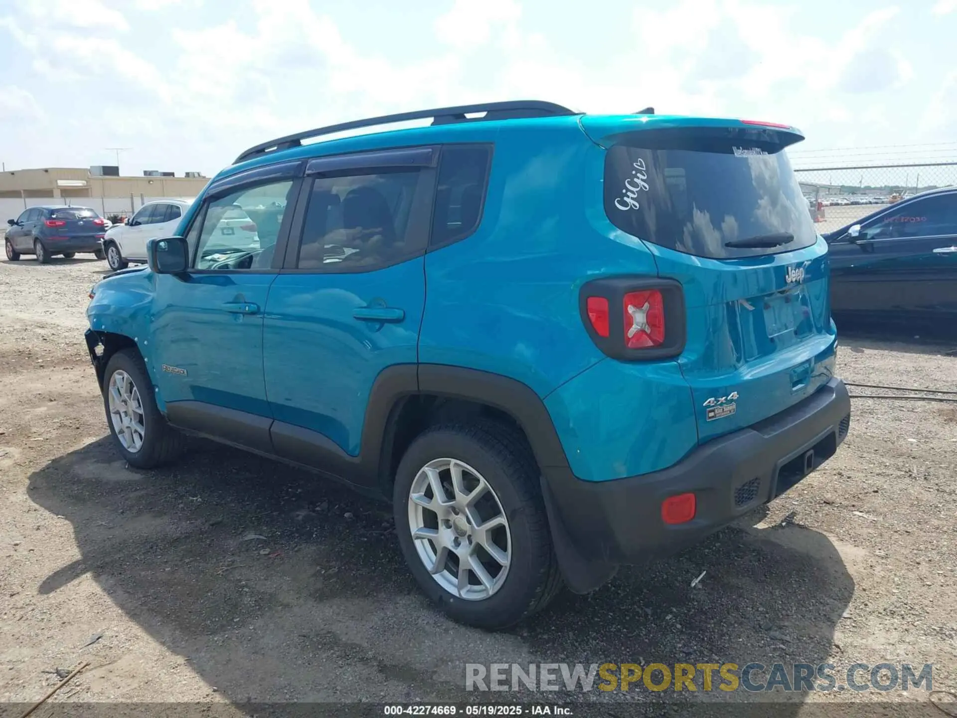 3 Photograph of a damaged car ZACNJBBB4LPL34900 JEEP RENEGADE 2020