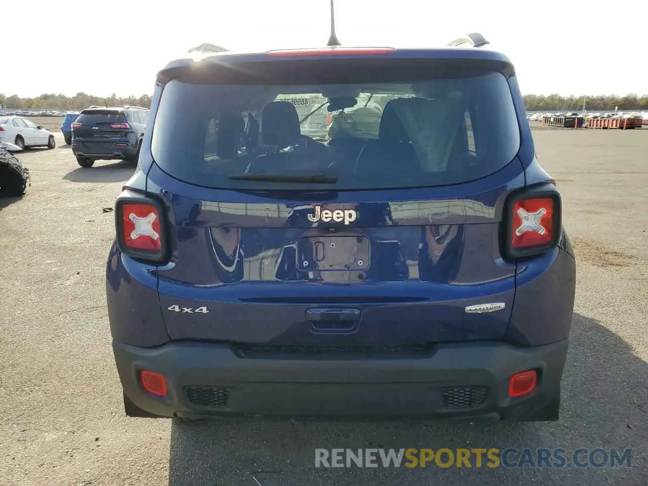 6 Photograph of a damaged car ZACNJBBB5LPL73219 JEEP RENEGADE 2020