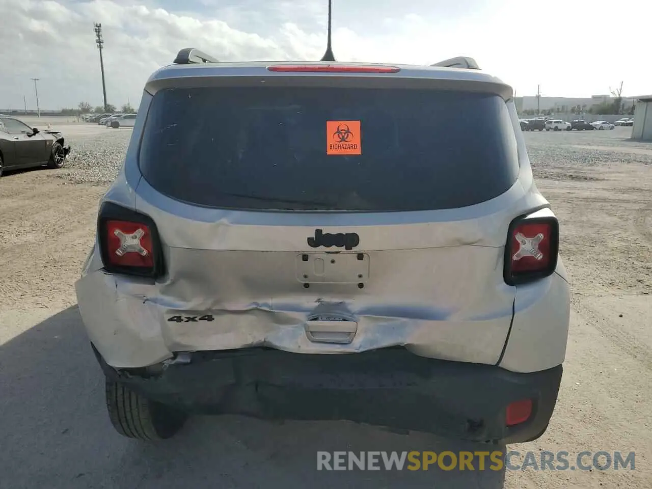 6 Photograph of a damaged car ZACNJBBB6LPL67137 JEEP RENEGADE 2020