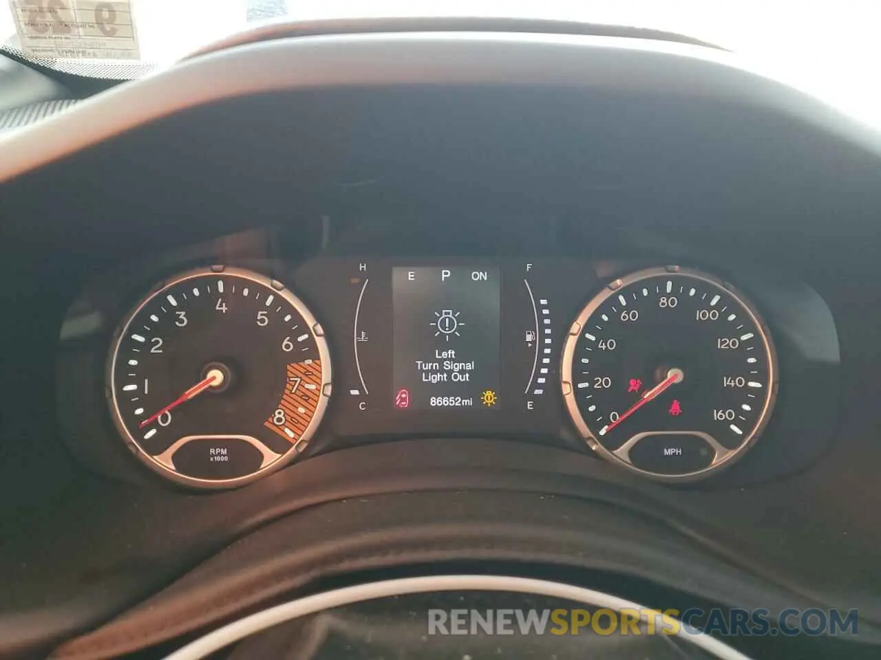 9 Photograph of a damaged car ZACNJBBB6LPL67137 JEEP RENEGADE 2020